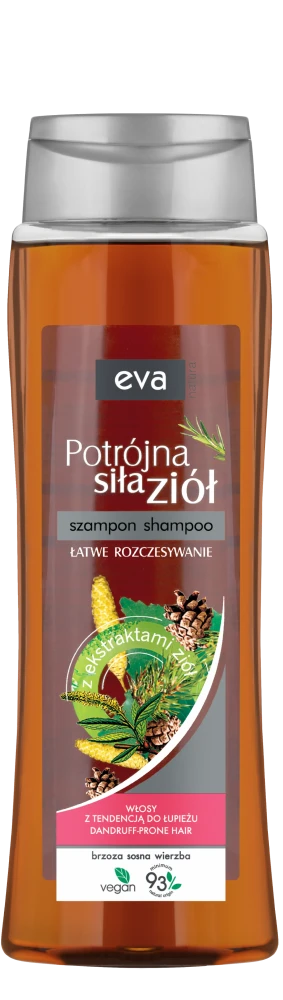 EVA NATURA TRIPLE STRENGTH OF HERBS Shampoo - birch, pine, willow